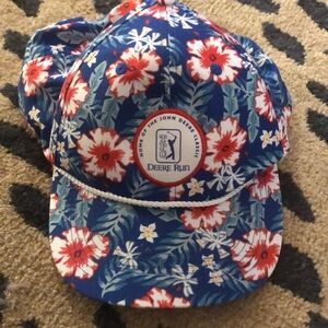 Adjustable Floral TPC Deere Run Hat